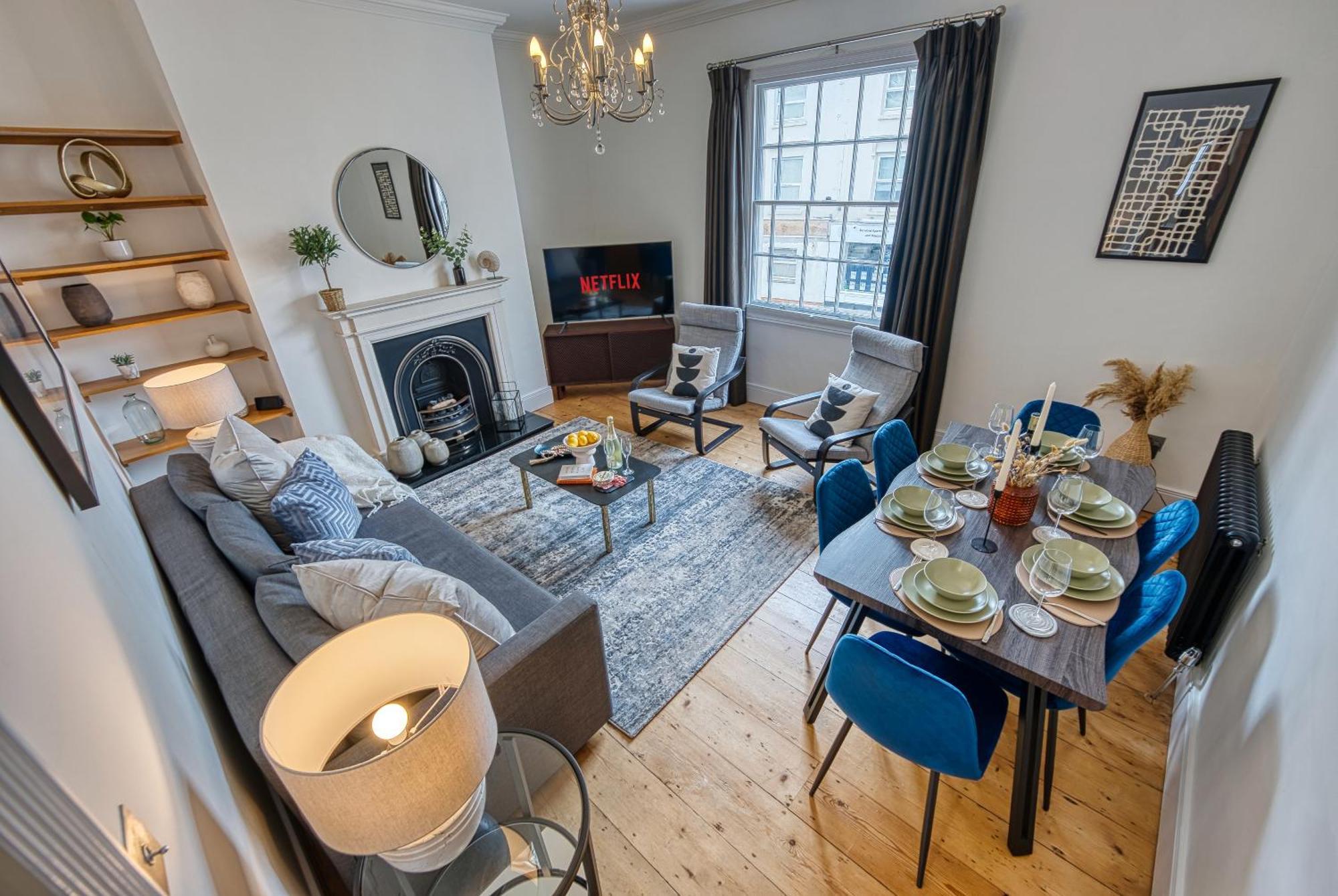 2-Bedroom Stunning, Modern & Spacious Apartment, Near Ocean Village, Central Southampton - Plenty Of Parking - By Blue Puffin Stays Екстер'єр фото